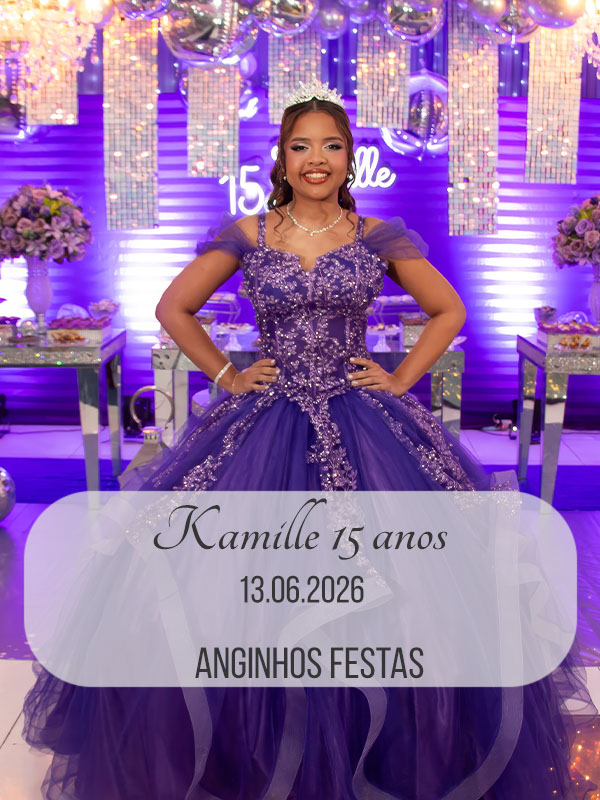 Festa de 15 anos de Kamille